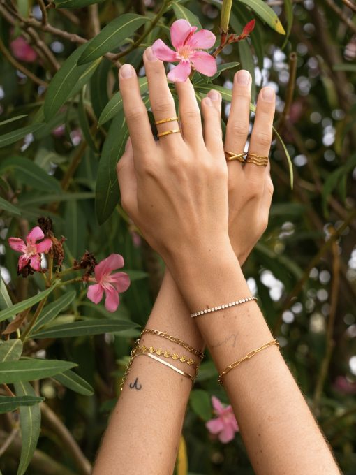 Sleek Armband ICRUSH Gold/Silver