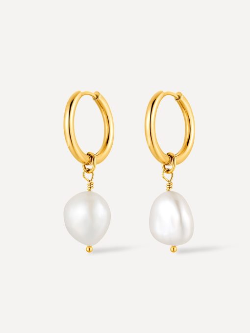 Modern Pearl OHRRINGE GOLD ICRUSH Modern Pearl OHRRINGE GOLD ICRUSH Gold/Silver