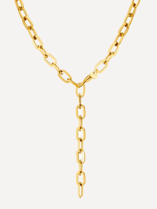 GLAMOUR KETTE SILBER ICRUSH Gold/Silver