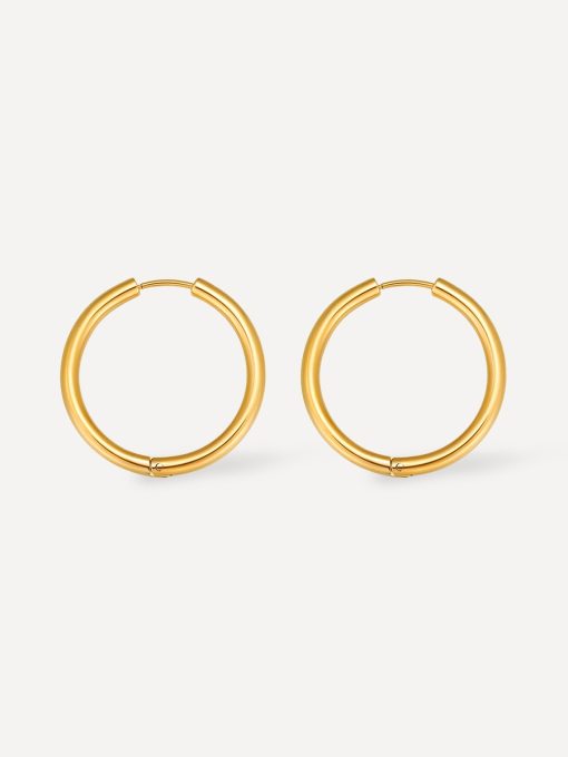 GLOSSY HOOPS OHRRINGE GOLD ICRUSH GLOSSY HOOPS OHRRINGE GOLD ICRUSH Gold/Silver