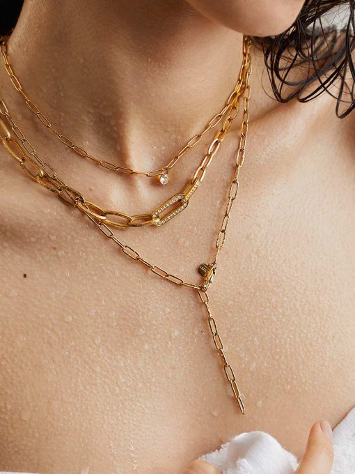 Cherish Kette Gold ICRUSH Gold/Silver