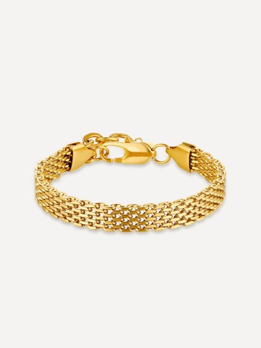 Mesh Armbänder Silber ICRUSH Gold/Silver