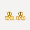Trio dot Ohrstecker Gold ICRUSH Gold/Silver
