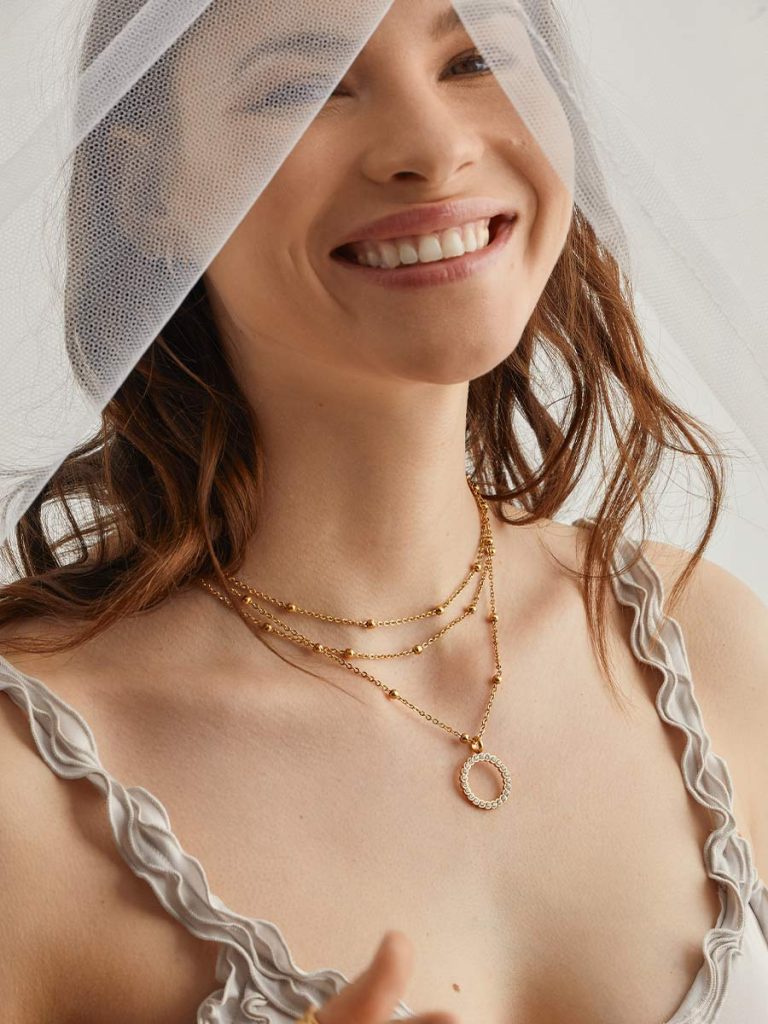 Mesh Kette Gold ICRUSH Gold/Silver