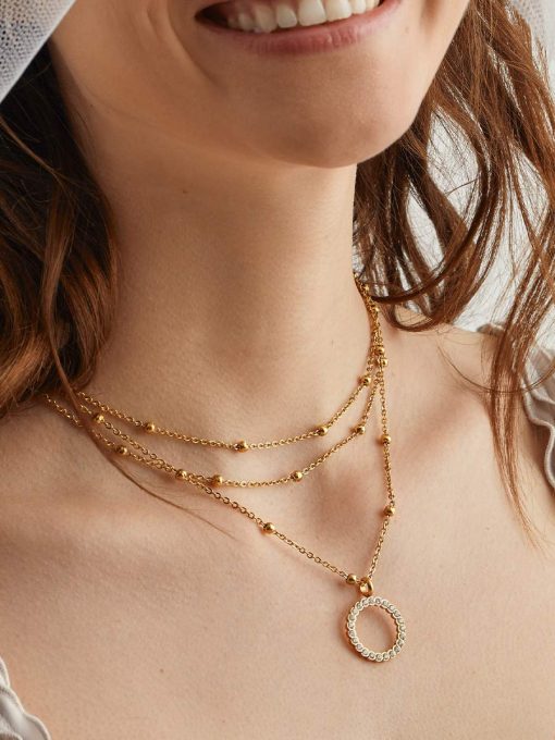 Mesh Kette Gold ICRUSH Gold/Silver