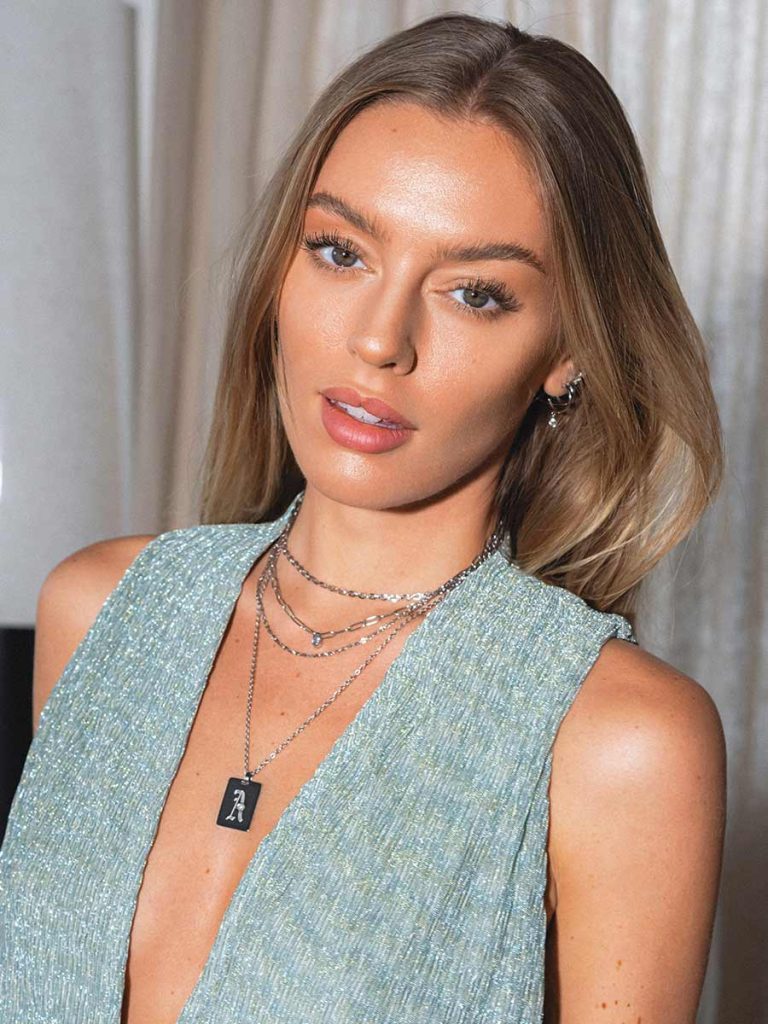 Initial Tag Kette Silber ICRUSH Gold/Silver