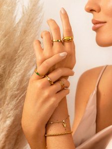 Enthusiasm Ohrringe Silber ICRUSH Gold/Silver