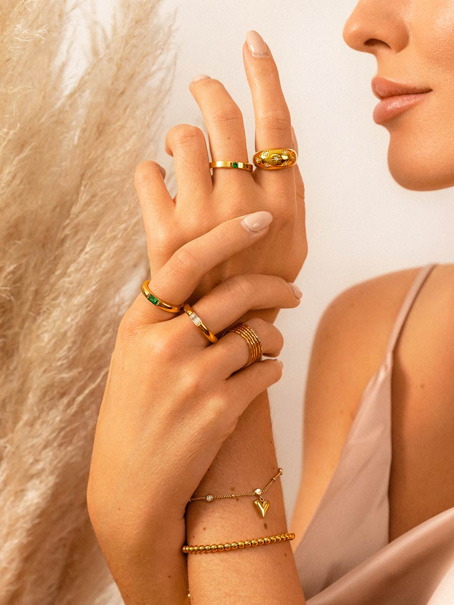 Enthusiasm Ohrringe Silber ICRUSH Gold/Silver