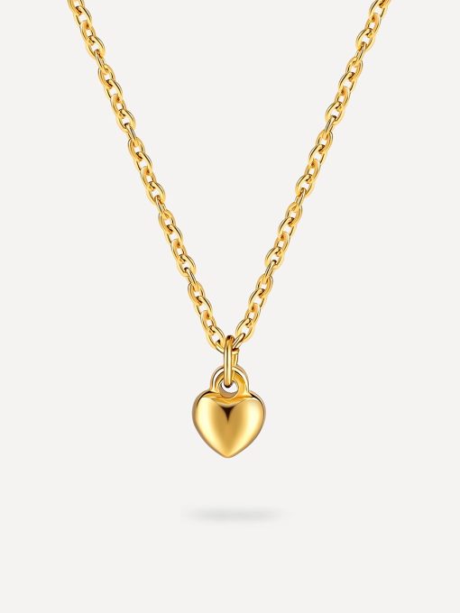 Bold heart Kette Gold ICRUSH Gold/Silver