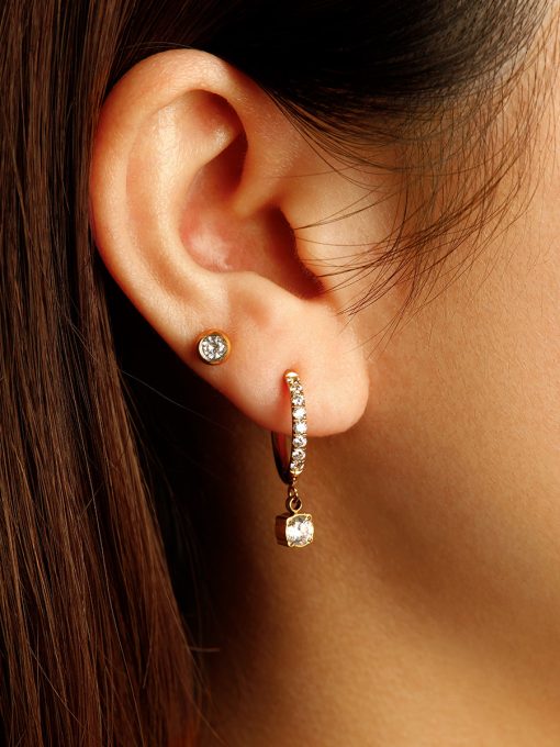 Dazzling Grace Ohrringe Gold ICRUSH Gold/Silver