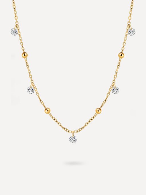 Sparkling Interval Kette Gold ICRUSH Gold/Silver