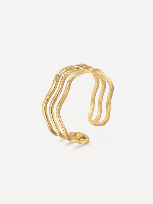 Cheery Wave Ring Gold ICRUSH Gold/Silver