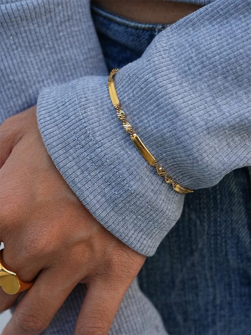 Full of Twist ARMBAND Gold ICRUSH Gold/Silver