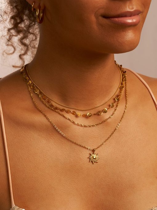 Straight n Twist Kette Gold ICRUSH Gold/Silver