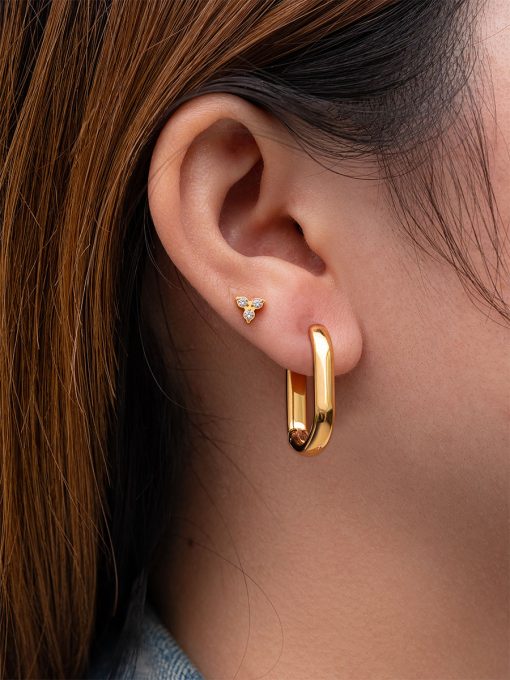 U APPEAL OHRRINGE GOLD ICRUSH Gold/Silver