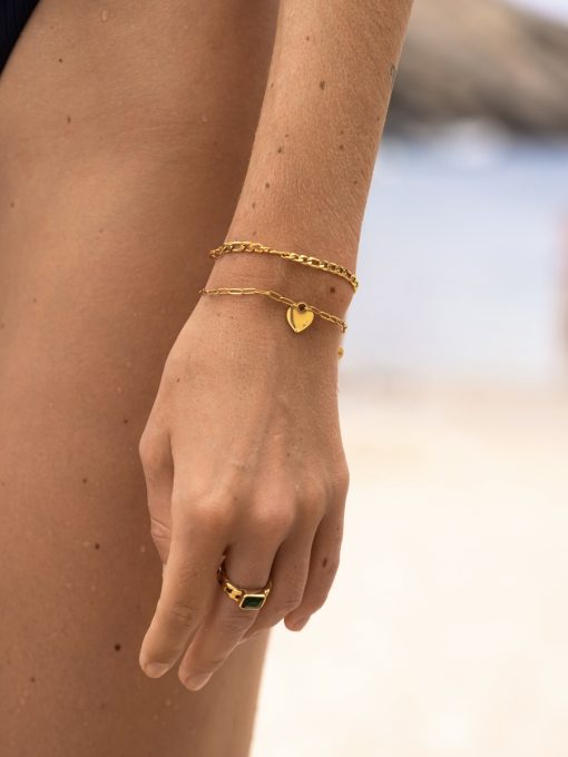 Consistent Heart ARMBAND Silber ICRUSH Gold/Silver