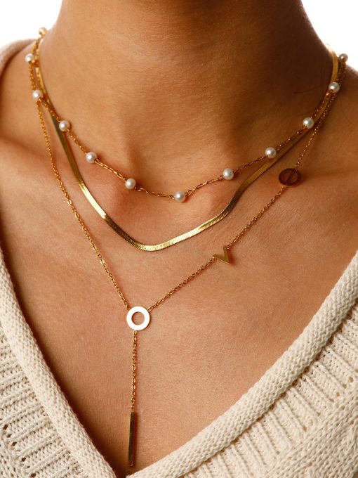 Simple Love Kette Gold ICRUSH Gold/Silver