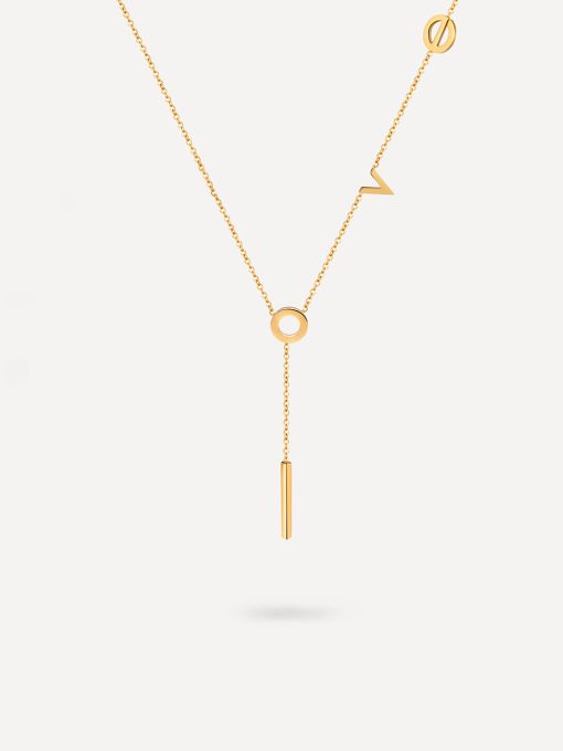 Simple Love Kette Gold ICRUSH Gold/Silver