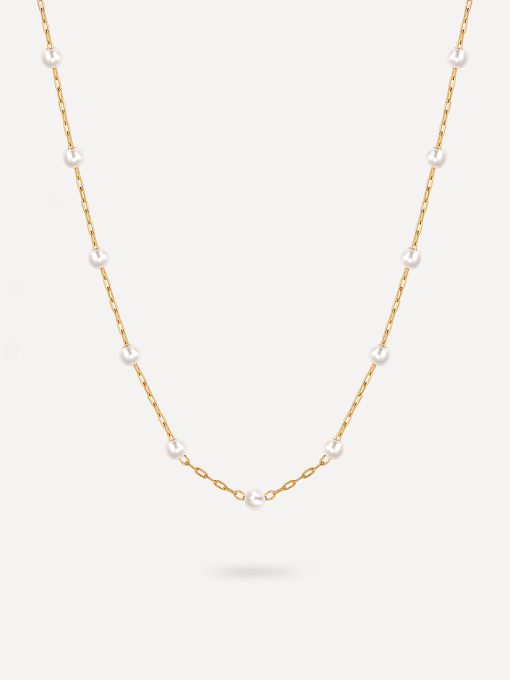 Pearls Surround Kette Gold ICRUSH Pearls Surround Kette Gold ICRUSH Gold/Silver