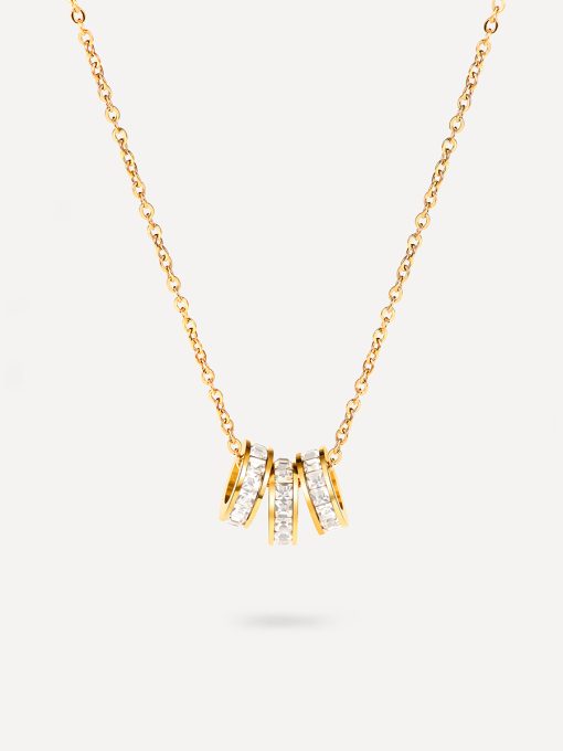 Trio Glow Kette Gold ICRUSH Gold/Silver