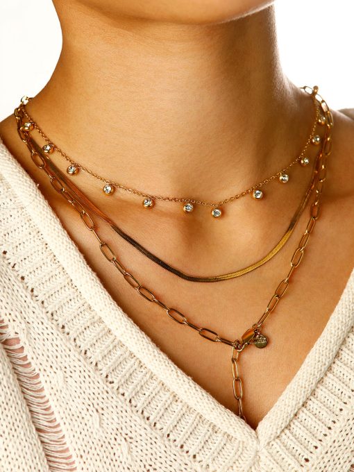 Stellar Kette Gold ICRUSH Gold/Silver