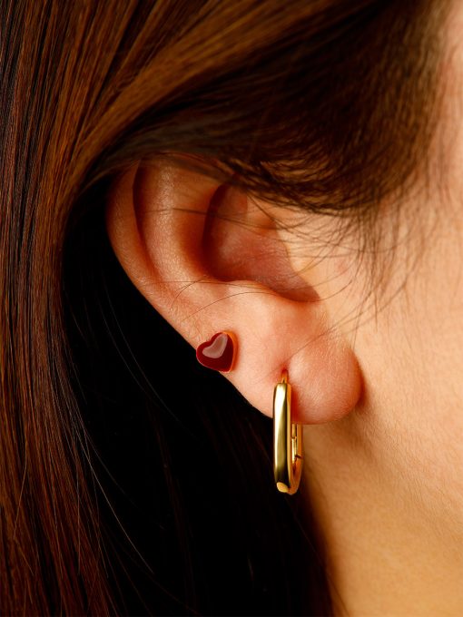 Modern Appeal Ohrringe Silber ICRUSH Gold/Silver