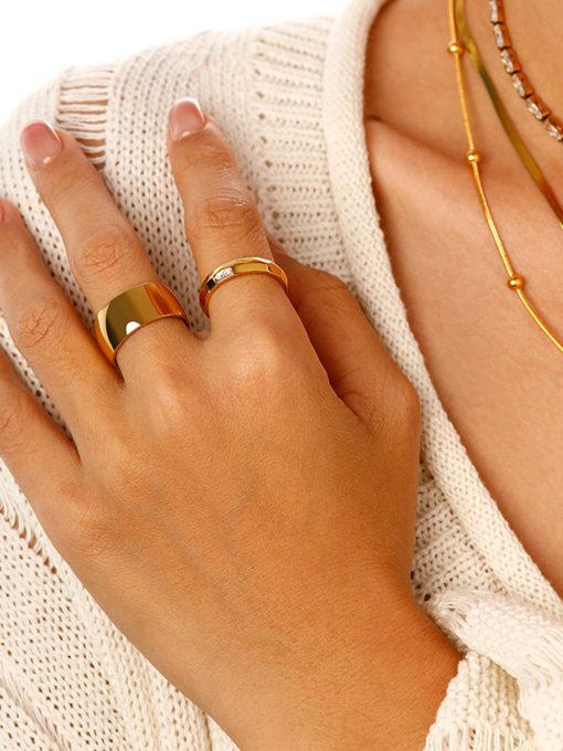 Multiface Ring Gold ICRUSH Gold/Silver