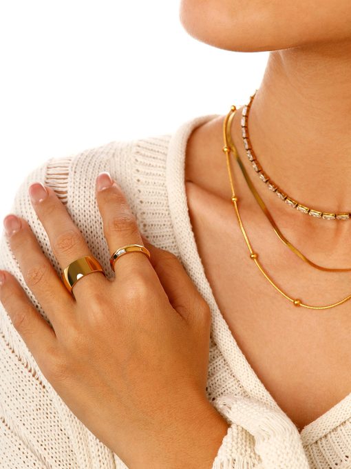 Minimalism Ring Gold ICRUSH Gold/Silver