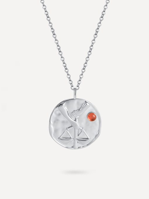 ZODIAC Kette Silber-WAAGE ICRUSH Gold/Silver