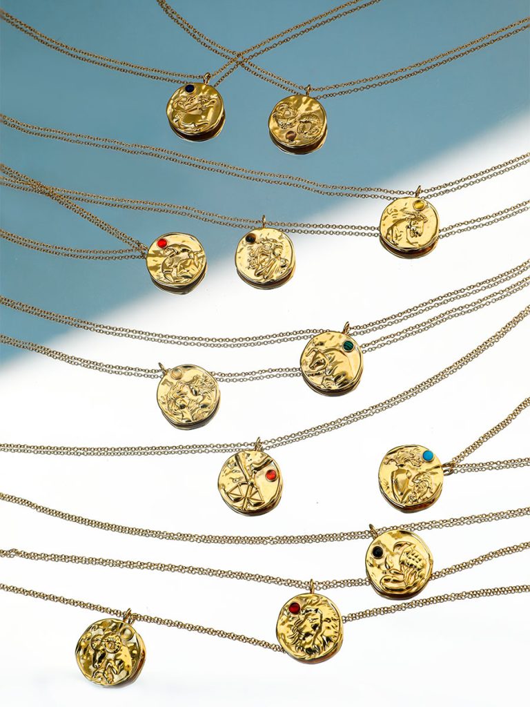 ZODIAC Kette Gold-JUNGFRAU ICRUSH Gold/Silver