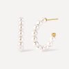 CLASSIC PEARLS Ohrringe Small Gold ICRUSH Gold/Silver