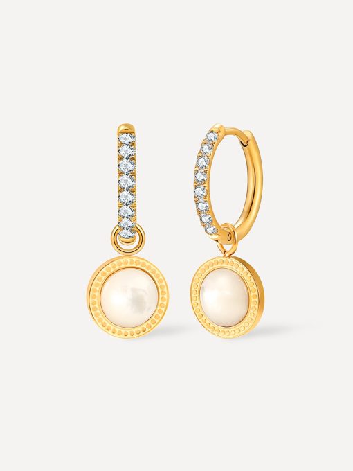 Dreamy Galaxias Ohrringe Silber ICRUSH Gold/Silver