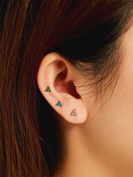 Spherical Art Set Ohrringe Gold ICRUSH Gold/Silver