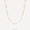 Beaded Pearl Kette Gold ICRUSH Gold/Silver