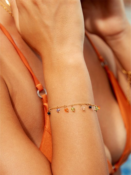 Bunt Stone ARMBAND Gold ICRUSH Gold/Silver