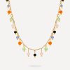 Bunt Stone Kette Gold ICRUSH Gold/Silver