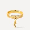 Modern Snake Ring Silber ICRUSH Gold/Silver