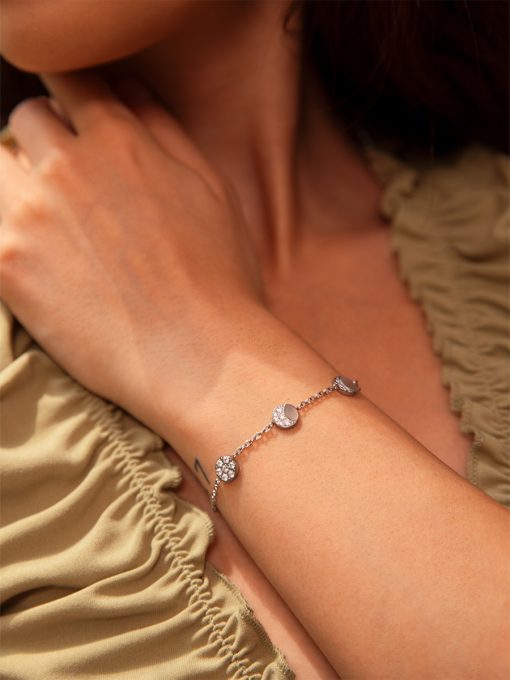 Moon Phase ARMBAND Silber ICRUSH Gold/Silver