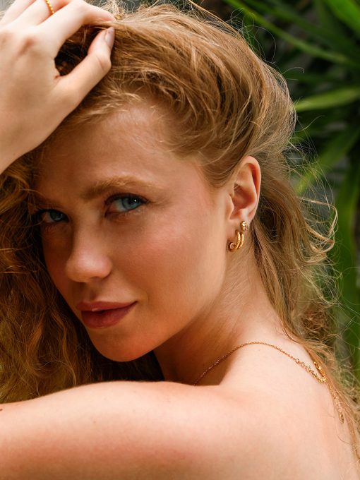 Kaleidos Bouquet Ohrringe Silber ICRUSH Gold/Silver