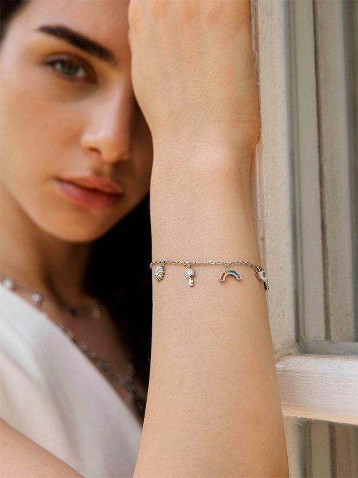 Embrace Love ARMBAND Silber ICRUSH Gold/Silver