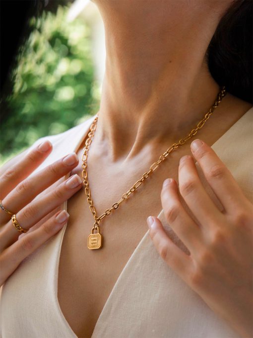 Love Wins Kette Gold ICRUSH Gold/Silver