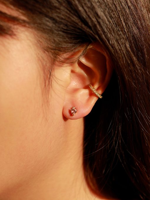 Kaleidos Heartbeat Ohrringe Gold ICRUSH Gold/Silver