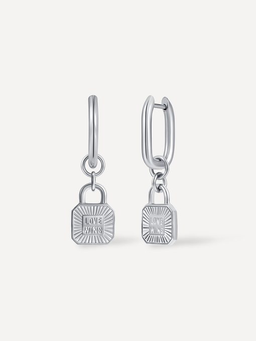 Love Wins Ohrringe Gold ICRUSH Gold/Silver