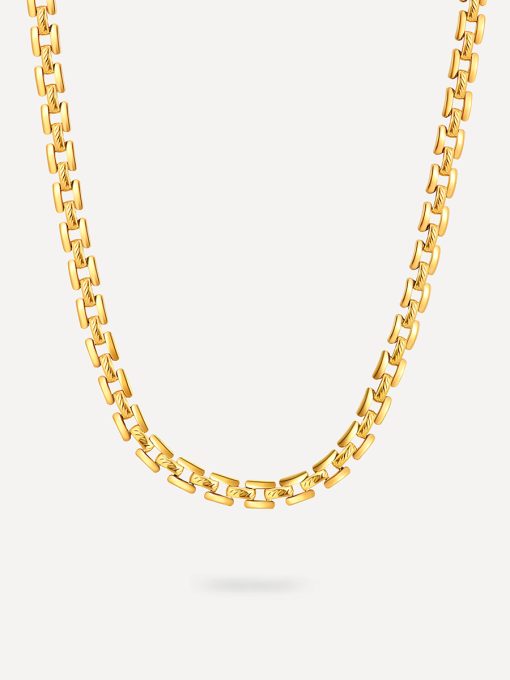 Elegant Watch Brand Kette Silber ICRUSH Gold/Silver